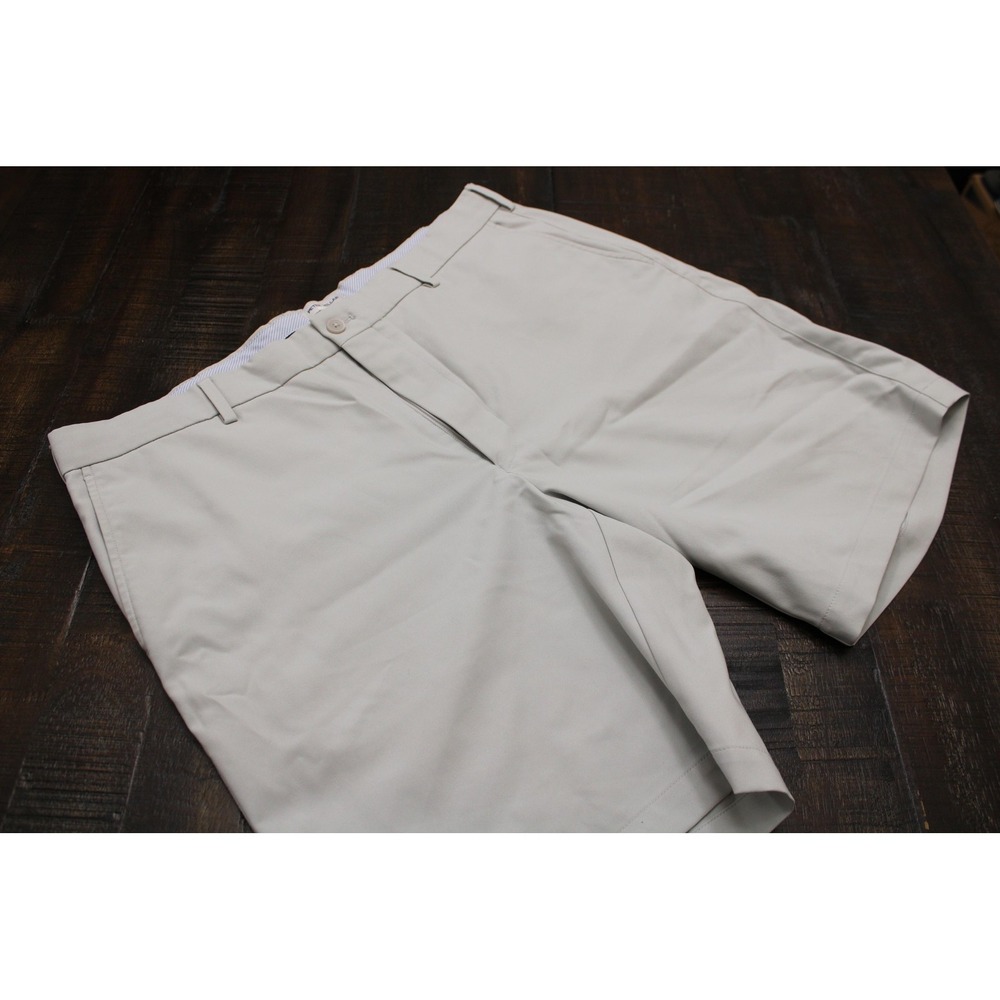 Peter Millar Shorts Mens 38 Gray Salem Performance Chino Golf Stretch 9 Inch